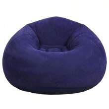 1pc Inflatable Single-Seat Sofa, Spherical Inflatable Bean Bag Chair, Indoor/Outdoor Relaxing Sofa, Slouchy Sofa Inflatable Mattress, Living Room Decor, Leisure Recliner - Multicolor - View 14