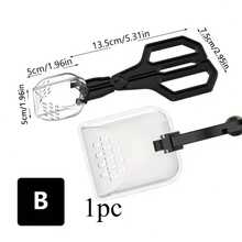 1pc Reptile Insect Tweezers, Transparent Insect Catcher, Suitable For Lizards, Turtles, Frogs, Spiders, Crickets, Cockroaches - No Electricity Required, 3 Sizes Available, Reptile Insect Gripper - Black - View 6