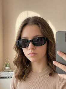 6 Pairs Personalized Retro Ultra-Lightweight Round Frame Candy Color Street Style Fashion Glasses - Multicolor - View 3