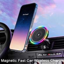 15W 自動夾緊無線車用充電支架，相容 iPhone 17/16/15/14/13/12/8 系列、Galaxy S25/S24/S23/S22/S21/S20/S10/S9/S8/S7/S6 系列、Note 20/10/9/8/5 系列 - A - 查看 8