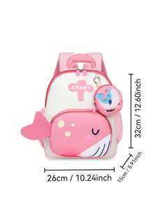 Cute Cartoon Dinosaur Backpack, Lightweight Small Backpack For Kindergarten Kids, Suitable For School, Travel And Play - A - View 4