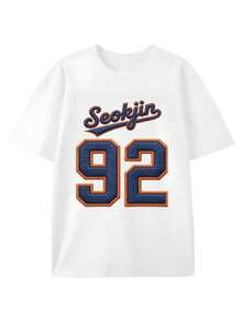 Herr-T-shirt Mode Grundläggande Casual Komfort Ny Sommar Måste-ha - Vitt - Visa 1
