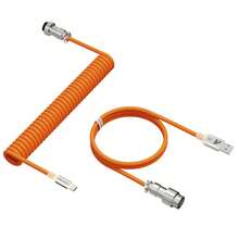 ATTACK SHARK C01 ULTRA RGB Coiled Cable USB-C To A Spiral Gaming Cable For Mechanical Keyboard - View 17