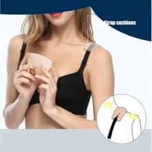2 Pairs Silicone Bra Strap Pads, Non-Slip Comfortable Shoulder Cushions - Multicolor - View 4