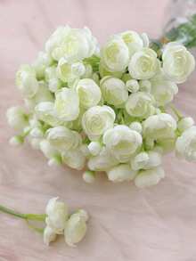 6 piezas de flores de peonía amarillas artificiales de 11.8 pulgadas, peonía y rosa artificiales, rosa falsa, mini peonía amarilla de seda, flores artificiales a granel para ramo de boda, decoración de mesa, despedida de soltera, decoración de habitación, decoración de otoño, arte de pared de sala de estar, decoración de Halloween - Multicolor - Ver 5