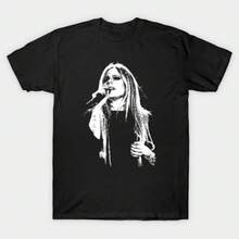 Fashionabel T-shirt för europeiska och amerikanska kvinnliga rockartister, vintage-stil, mångsidig klädsel för musikälskare. Streetwear-kläder T-shirts Dam Sommarblusar Dam Sweatshirts Dam Kortärmade T-shirts Dam Strandkläder  dam - Svart - Visa 1