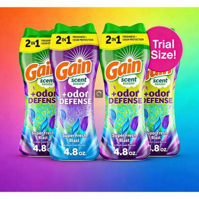 Laundry Scent Beads, Odor Defense 2-In-1 In-Wash Scent Booster, Super Fresh Blast Scent