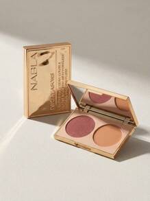 NABLA Cosmetics Two Reasons Blush Soft Nude 5 G – Blush Duo, Lightweight, For Women, Soft Nude, Suitable For Daily Makeup Routine - Soft Nude - View 1
