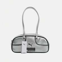 Puma Unisex Casual Outdoor Sports Shoulder Bag 09304401 - Silver - View 1