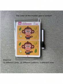 Discovering Differences In Games, Focusing On Training Cards With 3 Difficulty Levels, Searching For Differences, Repeatedly Writing, Erasing, Fun Puzzle, Difficulty Gradient Design, Cultivating Patient Observation Ability, Returning To School Season - Multicolor - View 7