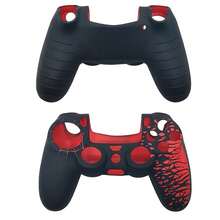 1pc Laser Engraved Silicone Controller Cover, Compatible With PS4, Anti-Slip, Sweat-Proof, Dust-Proof, Scratch-Resistant, Enhances Gameplay Experience - Multicolor - View 2