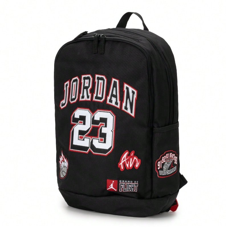 Jordan Men's And Women's Bags, Sports Bags, Outdoor Travel Backpacks, Student School Bags, Shoulder Bags JD2433006AD-002 - Black/Red - View 1