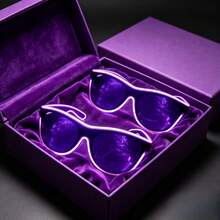 2 sets de gafas LED de colores brillantes, gafas fluorescentes para fiestas, diseño de luz segmentada multicolor, accesorio esencial para festivales de música EDM, Halloween y eventos de cosplay (baterías no incluidas) - 2 paquetes de gafas luminosas - Ver 16