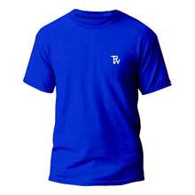 Camiseta Masculina Camisa Básica Slim 100% Algodão BV - Azul Royal - Visão 1