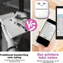 Portable Wireless Mini Printer Set - Thermal Label Printer, 203dpi, USB/Battery Powered, Ideal For Notes, Journals, Work Receipts And DIY Crafts, Perfect Gift Set - 彩色 - 查看 11