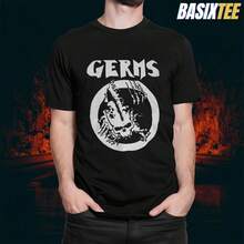 Germs Punk Band T-Shirt – Unisex Music Merch - Black - View 1