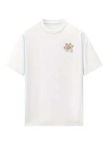 Women's T-Shirt For Spring And Summer - White - View 4
