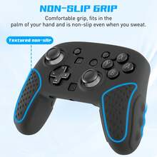 Pelindung Pegangan Kontroler, Casing Pelindung Silikon Anti Selip untuk Kontroler Switch 2 Pro, Casing Pelindung Anti Gores dan Anti Keringat, Pelindung Gaming yang Nyaman dan Mampu Menyerap Guncangan - View 1
