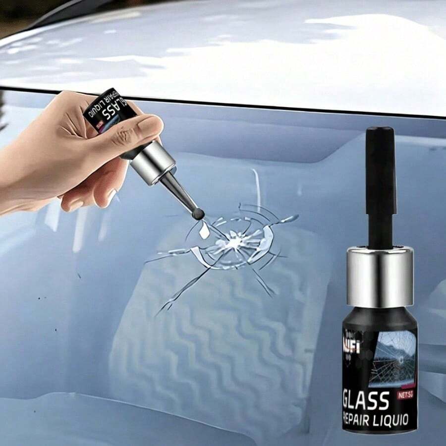 KUFI Automotive Glass Crack Professional Repair Kit - ABS Material Durable Tool Set, Fast Drying Nano Filler, Effective Solution For Windshield Cracks, Convenient Repair To Restore Clear Vision - 5g - View 1