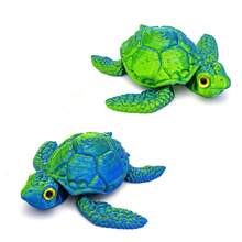 3D Printed Movable Turtle Stress Relief Toy, Segmented Joint Realistic Ocean Turtle Model With Limbs And Head, Beach Fish Tank Decor Desktop Ornament, Children's Ocean Science Educational Toy, Lucky Niche Birthday Holiday Creative Gift, Exclusive Gift For Ocean Lovers - Multicolor - View 6