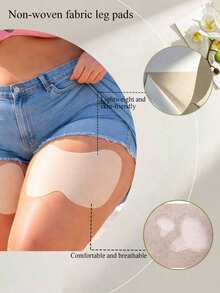 Plus Size Women 10/20 Boxes Universal Disposable Self-Adhesive Anti-Chafing Leg Patches, Invisible And Breathable, Suitable For Human Legs - Multicolor - View 2