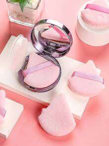 1pc/5pcs Triangle Makeup Sponge, Exfoliating Facial Sponge, Multi-Functional Makeup Tool, Travel And Home Essential, Beauty, Makeup Puffs, Sponge Set, Concealer Sponges, Makeup Beginners, Makeup Sponges, Sponges Help Perfect Liquid Application. - Multicolor - View 4