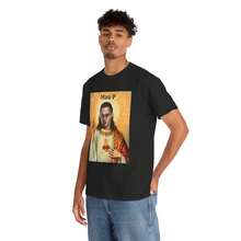 Camiseta Humorística de House Music: Atuendo del Festival Jesus Mau P - Negro - Ver 7