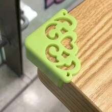 Crown Hollow Silicone Table Corner Protector, Soft Flexible Durable Anti-Collision Corner Guard, Shock-Absorbing Furniture Edge Safety Cushion, Suitable For Baby Protection, Child Safety, Home Protection, Coffee Table, Desk, Cabinet, Random Color Shipment - Multicolor - View 3