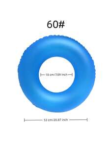 1pc Creative Design Matte Swim Ring, Summer Swimming Pool & Beach Floating Accessory, Party Use, Perfect Summer Gift, Swimming Pool Floating Lounger, Fun & Relaxation For Adult Vacation - Multicolor - View 15