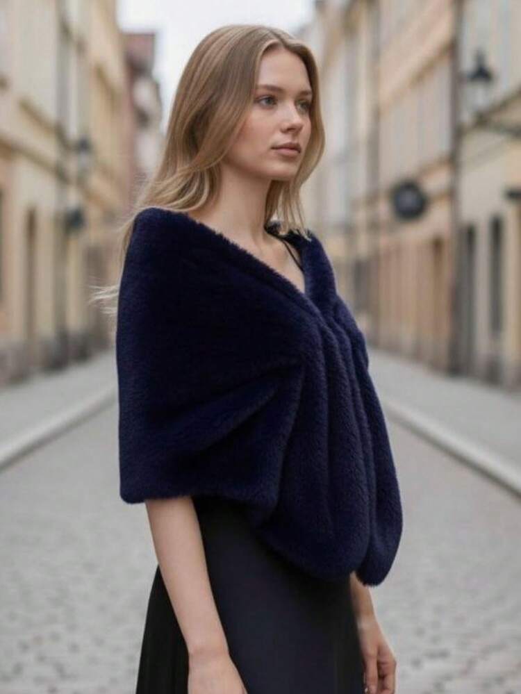 Women's Winter Plush  For Parties, Events, And Weddings - Elegant - 紫色 - 查看 10
