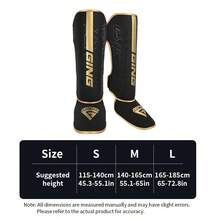 GING Boxing Muay Thai Shin Guards, Sanda Combat Sports Shin Pads, Adult & Youth Unisex Training Protective Gear, Thickened Taekwondo - Multicolor - View 5