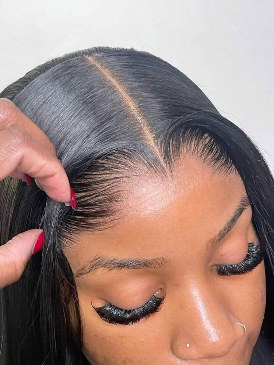 Uveous 40 42 Inch 13x4 Bone Straight Human Hair Wigs Hd Lace Wig  Human Hair 200% Density Bone Straight Lace Frontal Human Hair Wigs For Women  Human Hair Lace Front Wigs - SNatural - 查看 1