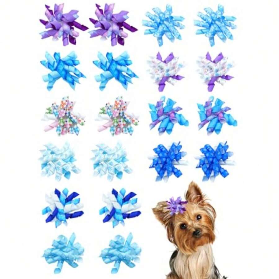 Pet Hair Accessories - WINTER SNOWFLAKE - View 1