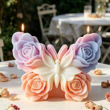 1pc 3D Flower Butterfly Silicone Mold, Resin Candle Mold And Home Decor, Perfect For Birthdays, Valentine'S Day, Mother'S Day, Weddings, Souvenirs - Transparent - View 7