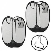 1 giỏ đựng và sắp xếp váy mùa hè, vật dụng thiết yếu cho phụ nữ khi đi du lịch. Giỏ đựng quần áo bẩn dung tích lớn, giỏ đựng đồ giặt gia đình, giỏ đựng đồ phòng tắm, thiết kế gấp gọn dễ dàng mang theo và cất giữ, chiếm ít không gian hành lý, màu ngẫu nhiên, đen tuyền hoặc trắng tuyền. - Nhiều màu - Xem 8