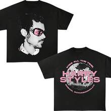 Optimized!!! Harry StylesAAA  Tour 2026 T-Shirt, 2 Sided Concert Tee2 - Negro - Ver 1