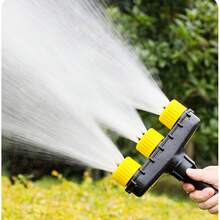 1pc 5-Head Multi-Hole Spray Nozzle Watering Head For Vegetable Garden Watering Hose Spray Nozzle Sprinkler - B - View 6