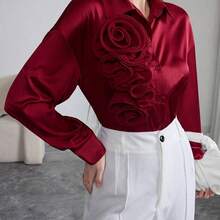 Women Blouses & Shirts - Dark Green - View 4