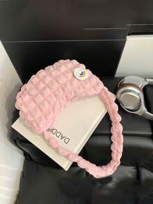 1pc Solid Color Soft Puffy Quilted Underarm Bag, Ruched Cloud Shoulder Bag, Lightweight Nylon Versatile Small Bag, Suitable For Girls/Students/Young People, Ideal For Daily/Outing/Date/Shopping! - Fy-6005 - View 9