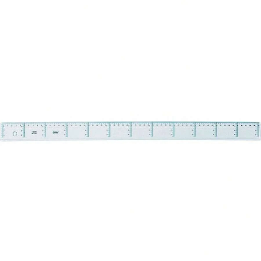 Safta Regla de Cristal 60 cm Papelería Clásicos - Talla Única, Regla Transparente de Medición Precisa y Resistente, Material Cristal, Ideal para Colegio, Oficina y Manualidades - 60 centímetros - Ver 1