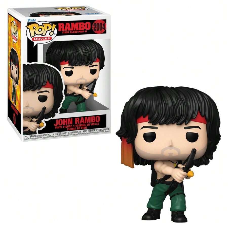 Boneco Funko Pop! Rambo 2 - John Rambo - Multicolorido - Visão 1