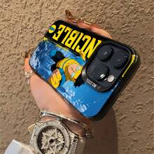 Vuelo de superhéroe amarillo azul invenciblefunda de teléfono Fundas compatibles con ,Apple,VIVO,OPPO,,, y Honor.Fabricadas en silicona TPU,ofrecen protección contra golpes y caídas.regalos para mamá - Negro - Ver 6