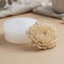 Chrysanthemum Flower Candle Mould, Silicone Resin & Plaster Molds,DIY Epoxy Resin Casting Supplies, Clay Making Tools For Aromathe, Easy Demolding Reusablerapy Candle Home Decor - 1pcs - View 6