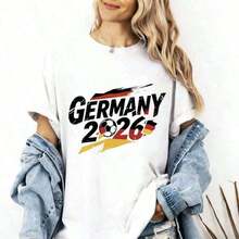 Classic Ivory World Cup 2026 Fan Shirt, Football Lover's Shirt With Ivory Flag, 2026 World Cup Fan Shirt, Gift For The Ivory National Team. Size, Summer Tops. Suitable As A Gift. Women's T-Shirt. Elegant Blouses. Boho Chic. Exquisite Printed T-Shirt. Summer Tee - 白色 16 - 查看 1