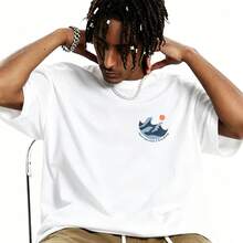 Men's T-Shirt Waves And Winds Is Everything Comfortable And Versatile Outdoor Casual Short Sleeve - White - View 2