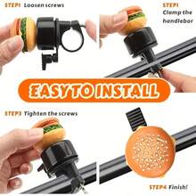 Estos dos divertidos timbres de bicicleta de dibujos animados son adecuados para bicicletas de montaña, patinetes y motocicletas. Estos divertidos accesorios de ciclismo son perfectos para ir al trabajo, viajes por carretera y ciclismo al aire libre. Son artículos esenciales para el día a día y imprescindibles para la vuelta al colegio. - Ver 5