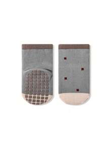 5 Pairs Kids Anti-Slip Floor Socks With Cute Cartoon Animal Patterns, Soft & Comfortable Baby Socks, All Season - Multicolor - View 5
