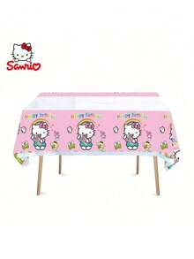New Cartoon Kitty Cat Theme Party Decorations, Disposable Waterproof Oilproof Tablecloth For Birthday Party - Multicolor - View 5