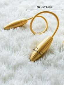 1pc Adjustable Curtain Tie Backs, Suitable For Home Decor And Holidays - 1PC - View 2