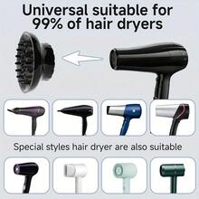 1pc Universal Hair Dryer Diffuser Attachment, Fits 1.4-2.6 Inch Hair Dryers, Suitable For Curly, Thick, Long Hair Women, Black - Black - View 3